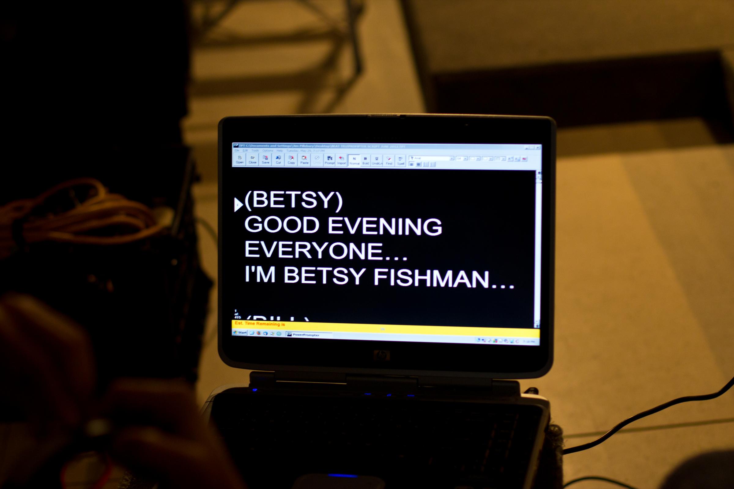 Writing For The Teleprompter